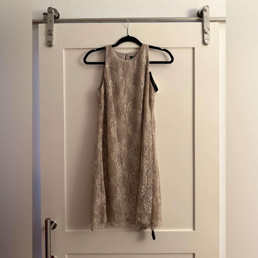 NEW LAUREN RALPH LAUREN Sequins Dress- size 0
